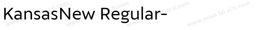 KansasNew Regular字体转换